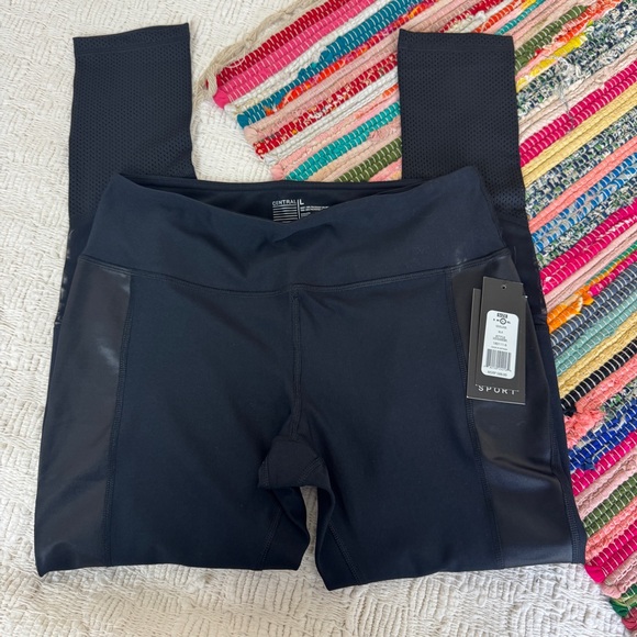 NWT | Central Park Sport | black athletic leggings | L - Picture 1 of 10